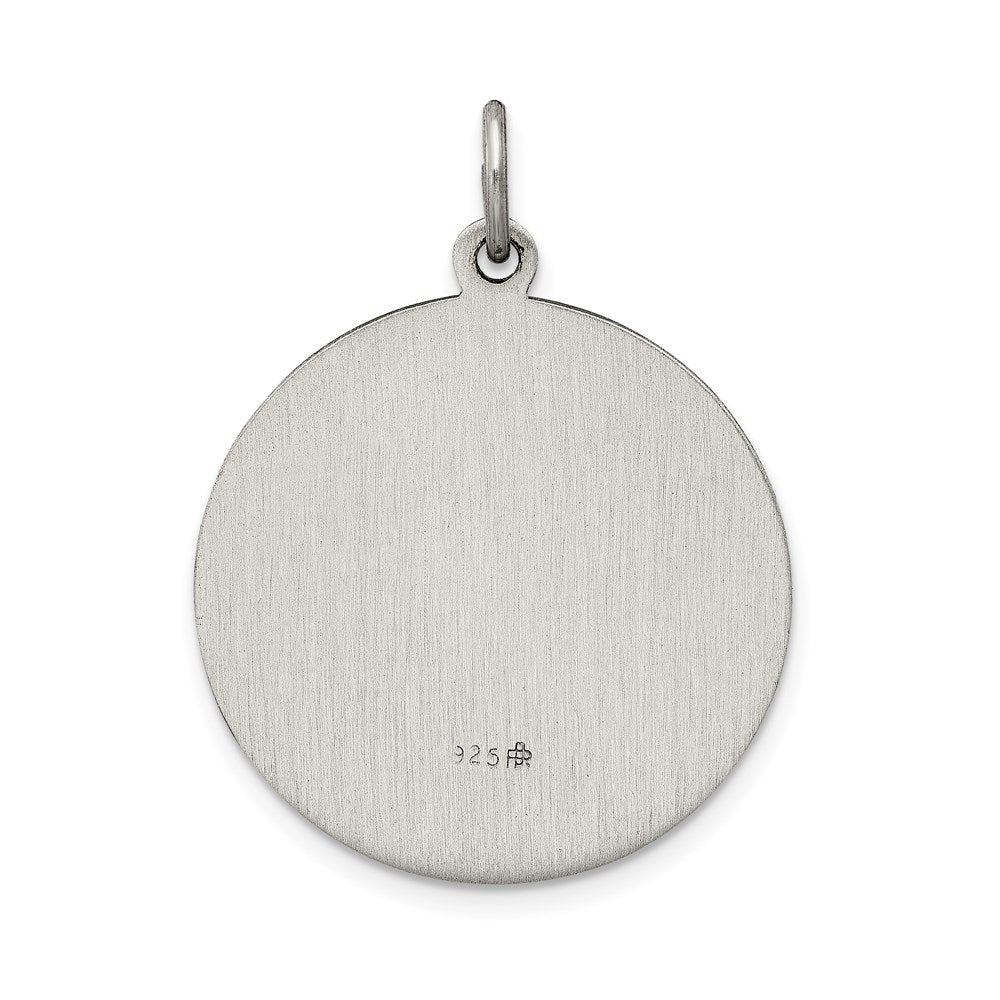 Sterlingsilber Antikisiert Saint Joseph Medaille