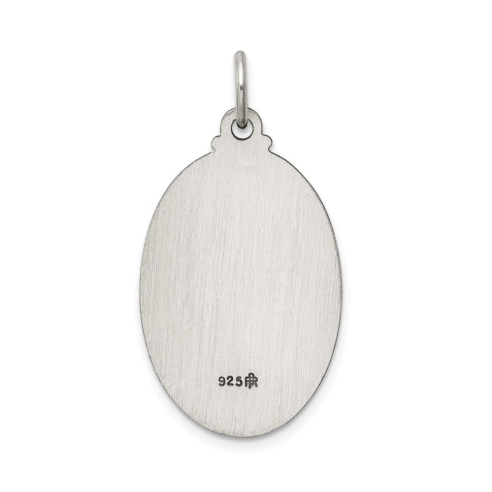 Sterlingsilber Antikisiert Saint Joseph Medaille