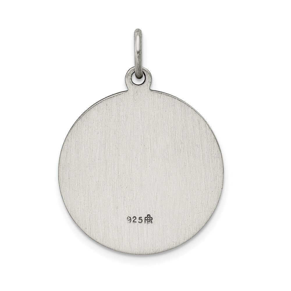 Sterlingsilber Antikisiert Saint Jude Thaddeus Medaille