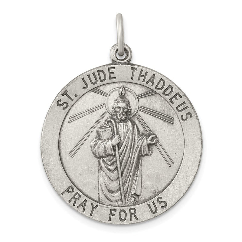 Sterlingsilber Antikisiert St. Jude Thaddeus Medaille