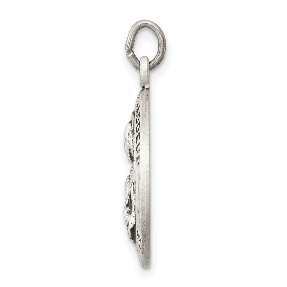 Sterlingsilber Antikisiert Saint Jude Thaddeus Medaille