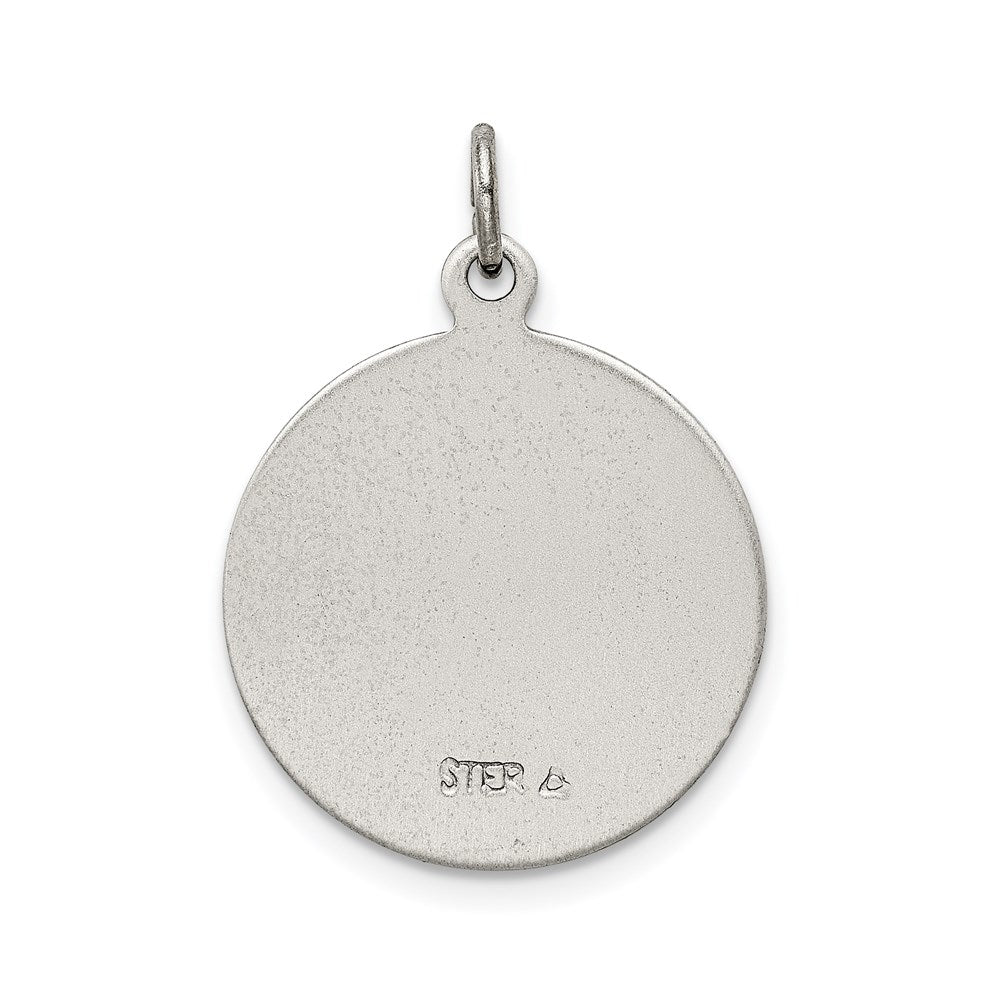 Sterlingsilber Antikisiert Saint Jude Thaddeus Medaille