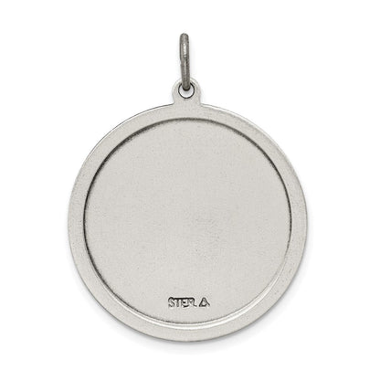 Sterlingsilber Antikisiert Saint Jude Thaddeus Medaille