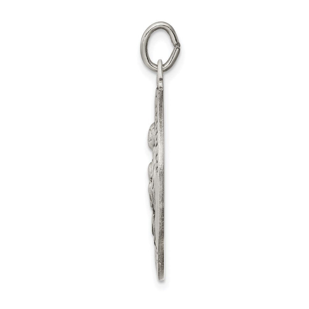 Sterlingsilber Antikisiert Saint Jude Thaddeus Medaille