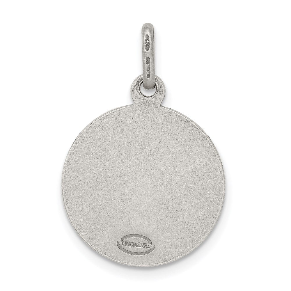 Sterlingsilber Antikisiert Saint Michael Medaille