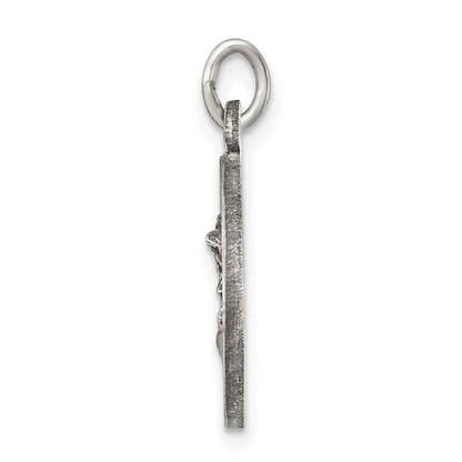 Sterlingsilber Antikisiert Saint Michael Medaille