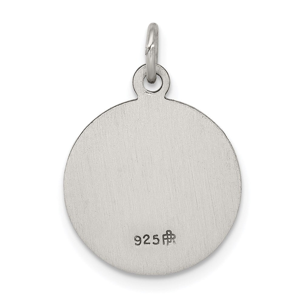 Sterlingsilber Antikisiert Saint Michael Medaille