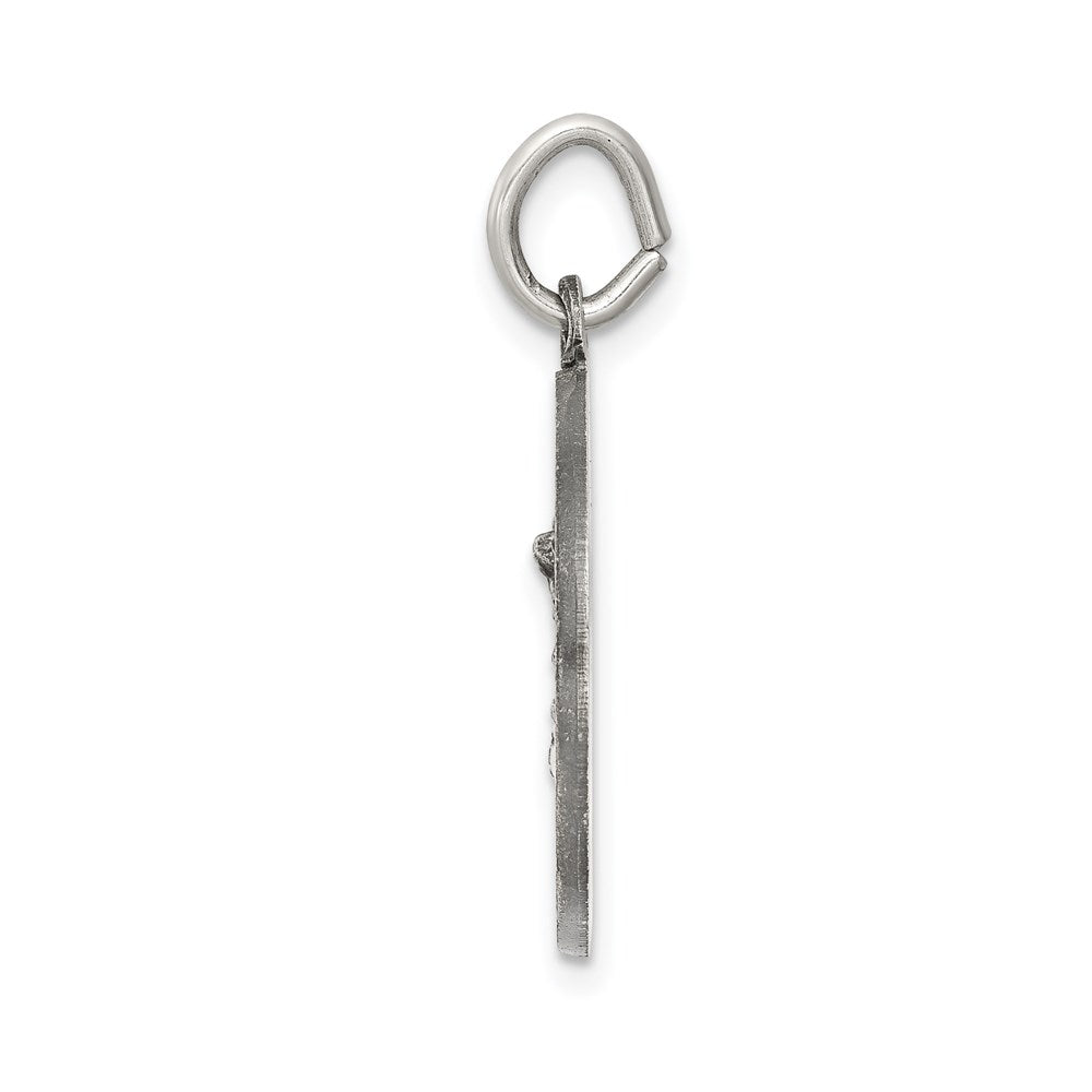 Sterlingsilber Antikisiert Saint Michael Medaille
