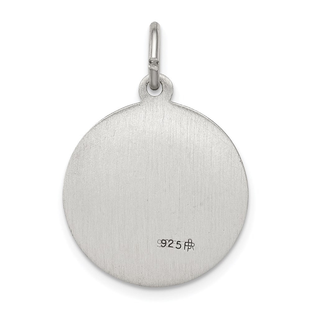 Sterlingsilber Antikisiert Saint Michael Medaille