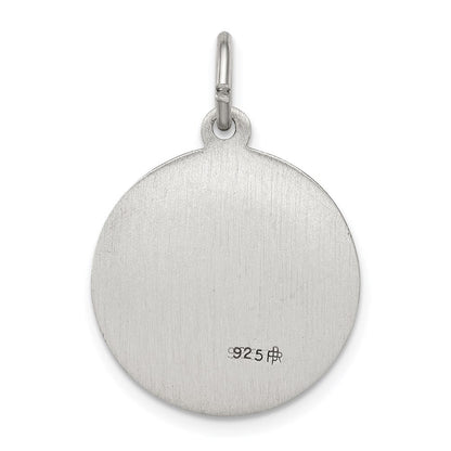 Sterlingsilber Antikisiert Saint Michael Medaille