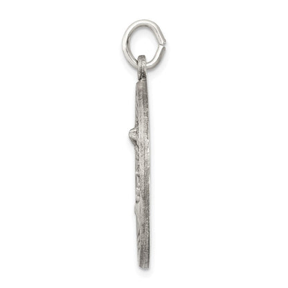 Sterlingsilber Antikisiert Saint Michael Medaille