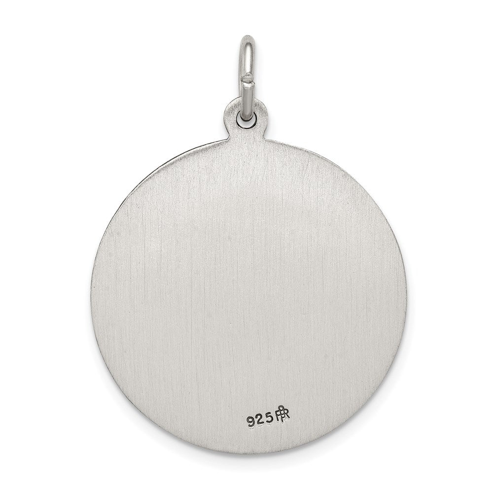 Sterlingsilber Antikisiert Saint Michael Medaille
