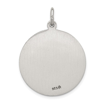 Sterlingsilber Antikisiert Saint Michael Medaille