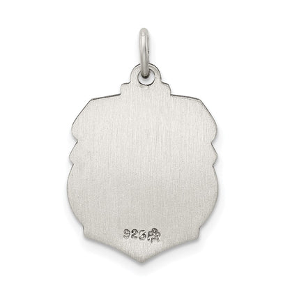 Sterlingsilber Antikisiert St. Michael Abzeichen Medaille