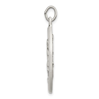 Sterlingsilber Antikisiert Wendbar St. Michael Medaille