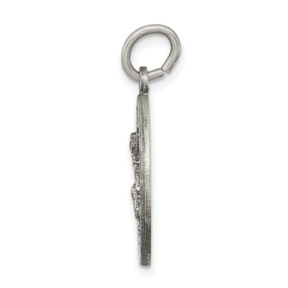 Sterlingsilber Antikisiert St. Peregrine Medaille