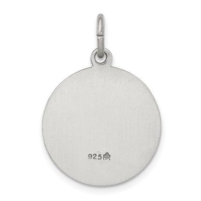 Sterlingsilber Antikisiert St. Peregrine Medaille
