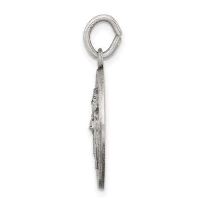Sterlingsilber Antikisiert Saint Patrick Medaille