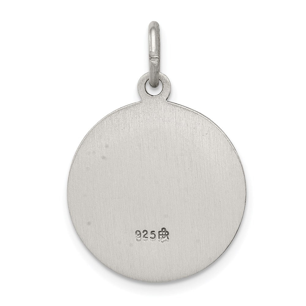Sterlingsilber Antikisiert Saint Patrick Medaille