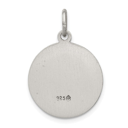 Sterlingsilber Antikisiert Saint Patrick Medaille