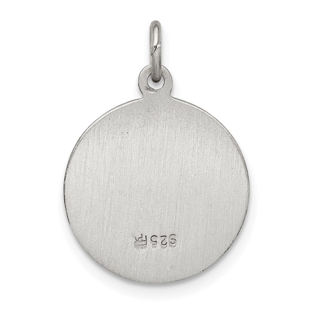 Sterlingsilber Antikisiert St. Theresa Medaille