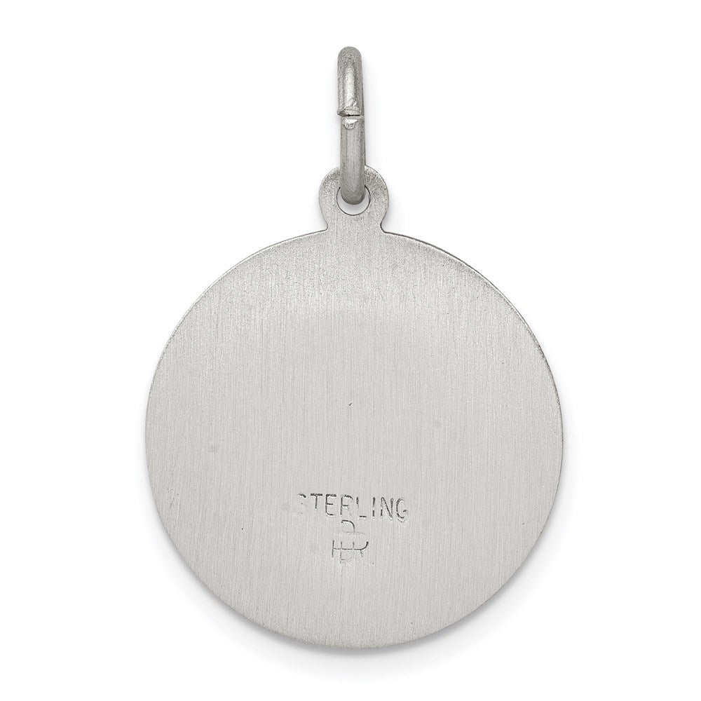 Sterlingsilber Antikisiert St. Theresa Medaille