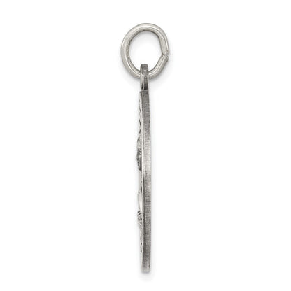 Sterlingsilber Antikisiert St. Theresa Medaille