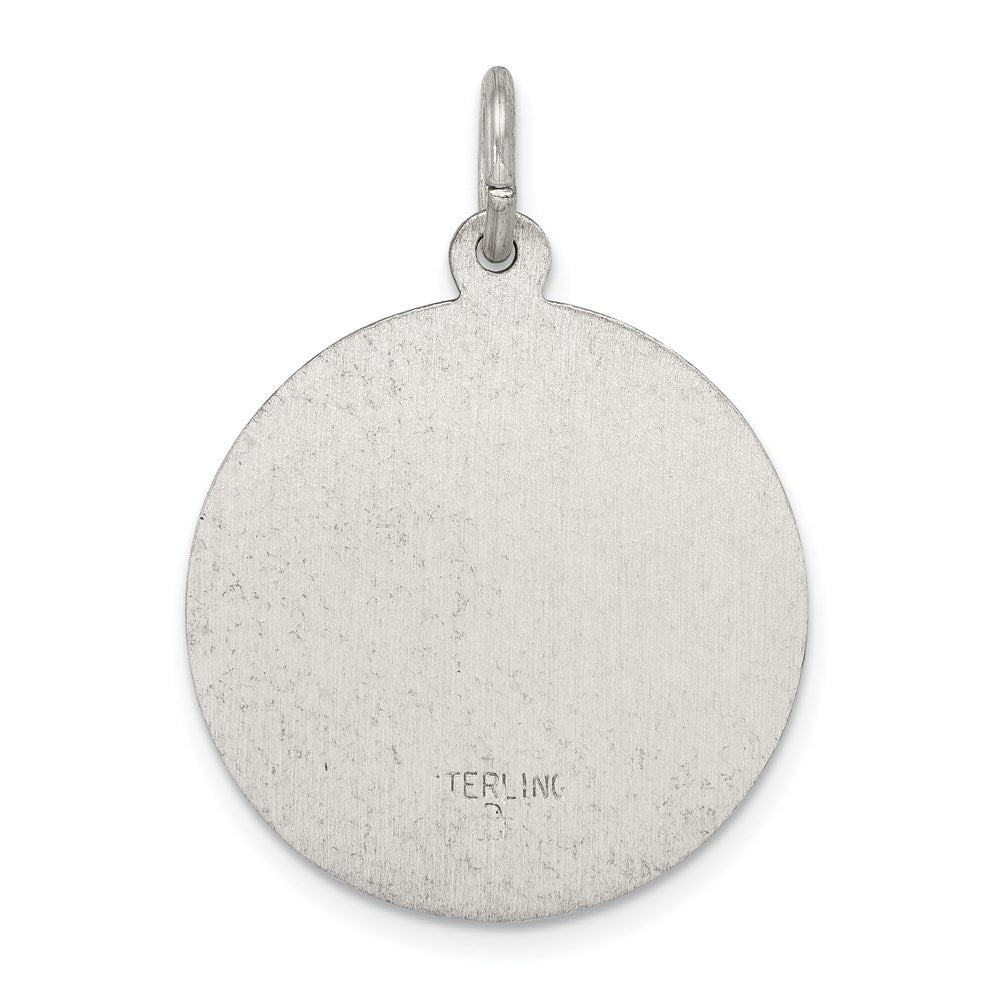 Sterlingsilber Antikisiert St. Theresa Medaille