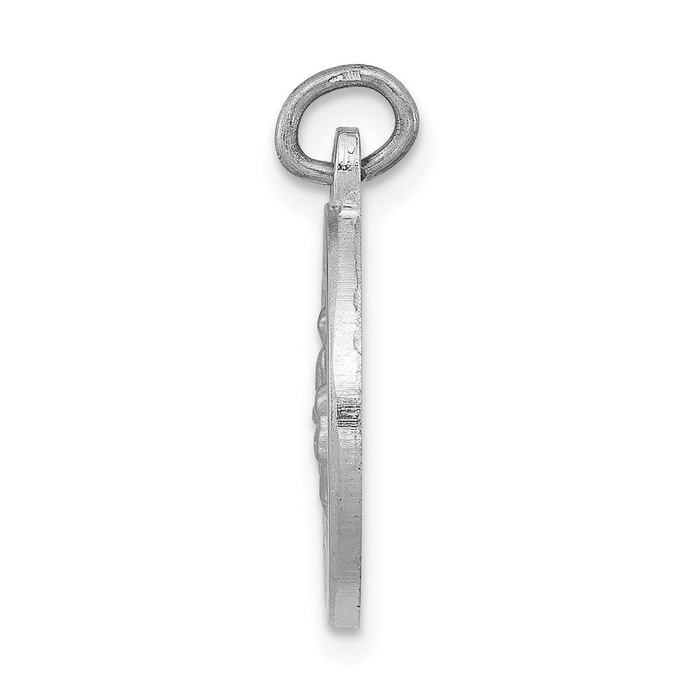 Sterlingsilber Rhodiniert & Vermeil Schutzengel Engel Medaille