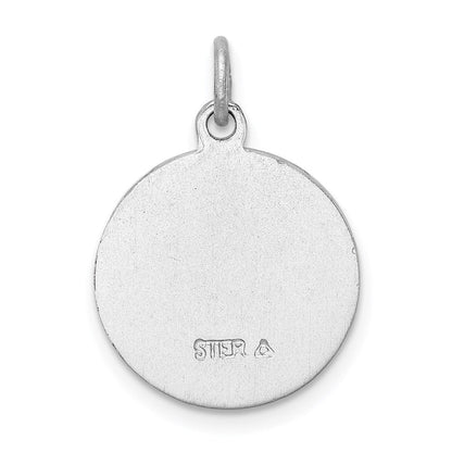 Sterlingsilber Rhodiniert & Vermeil Schutzengel Engel Medaille