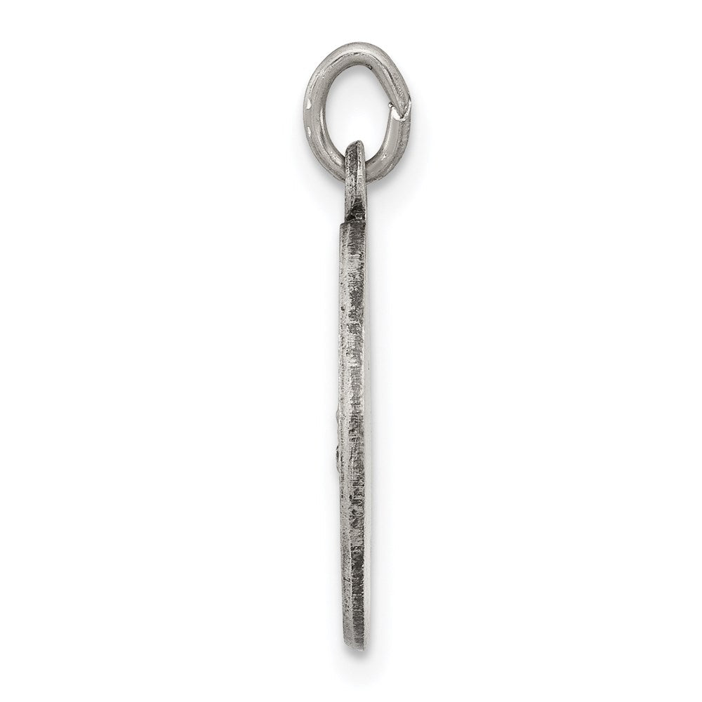 Sterlingsilber Antikisiert Schutzengel Engel Medaille