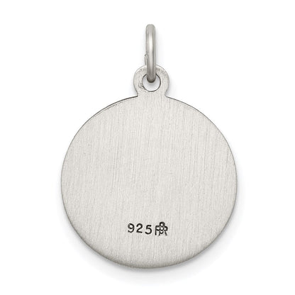 Sterlingsilber Antikisiert Schutzengel Engel Medaille
