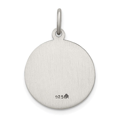 Sterlingsilber Antikisiert Schutzengel Engel Medaille
