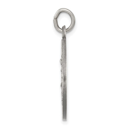 Sterlingsilber Antikisiert Schutzengel Engel Medaille