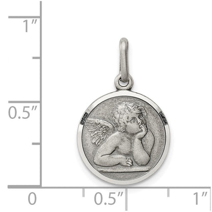 Sterlingsilber Antikisiert Raphael Engel Charm