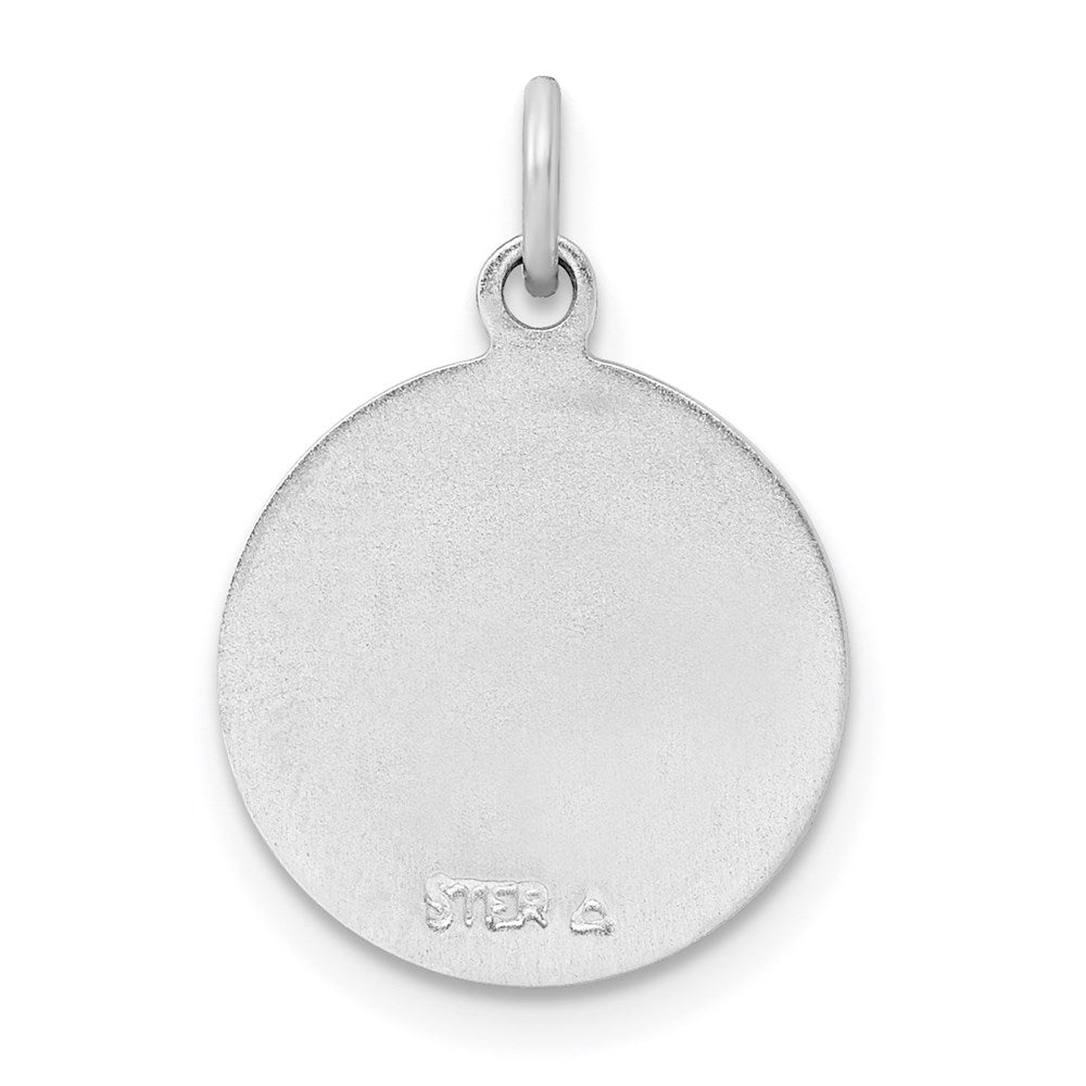 Sterlingsilber Rhodiniert & Vermeil Heilig Kommunion Medaille