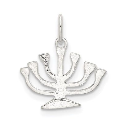 Sterlingsilber Menorah Charm