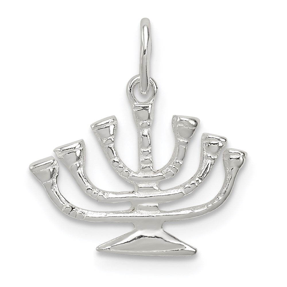 Sterlingsilber Menorah Charm