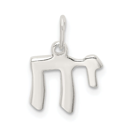 Sterlingsilber Chai Leben Charm