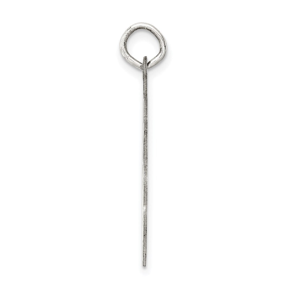 Sterlingsilber Rhodiniert Firmung Plättchen Charm