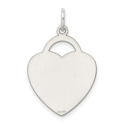 Sterlingsilber Herz Charm