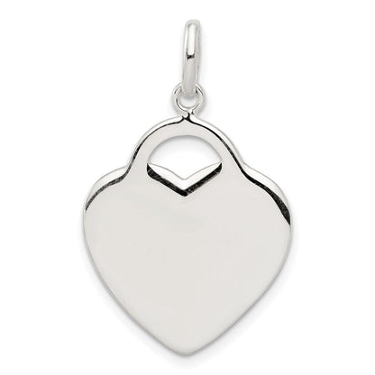 Sterlingsilber Herz Charm
