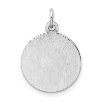 Sterlingsilber Rhodiniert Heilig Kommunion Plättchen Charm