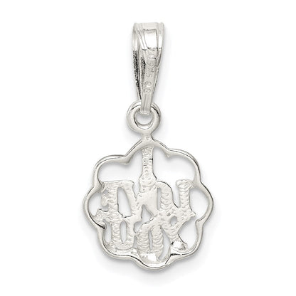 Sterlingsilber I Liebe You Charm