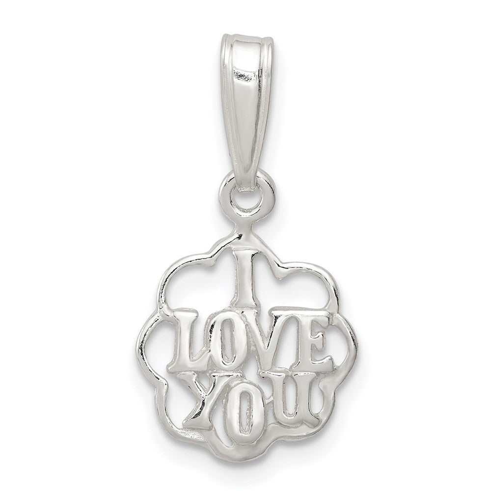 Sterlingsilber I Liebe You Charm