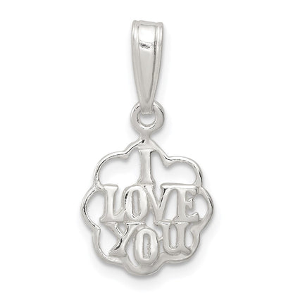 Sterlingsilber I Liebe You Charm