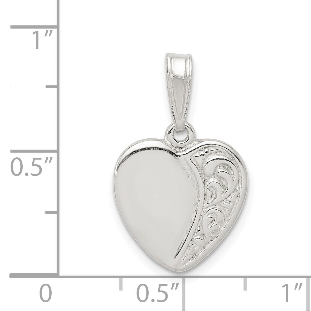 Sterlingsilber Herz Anhänger