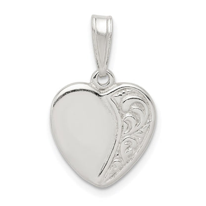 Sterlingsilber Herz Anhänger