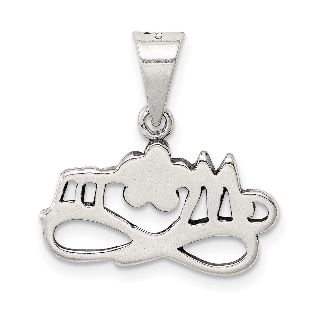 Sterlingsilber Antikisiert Mama Charm