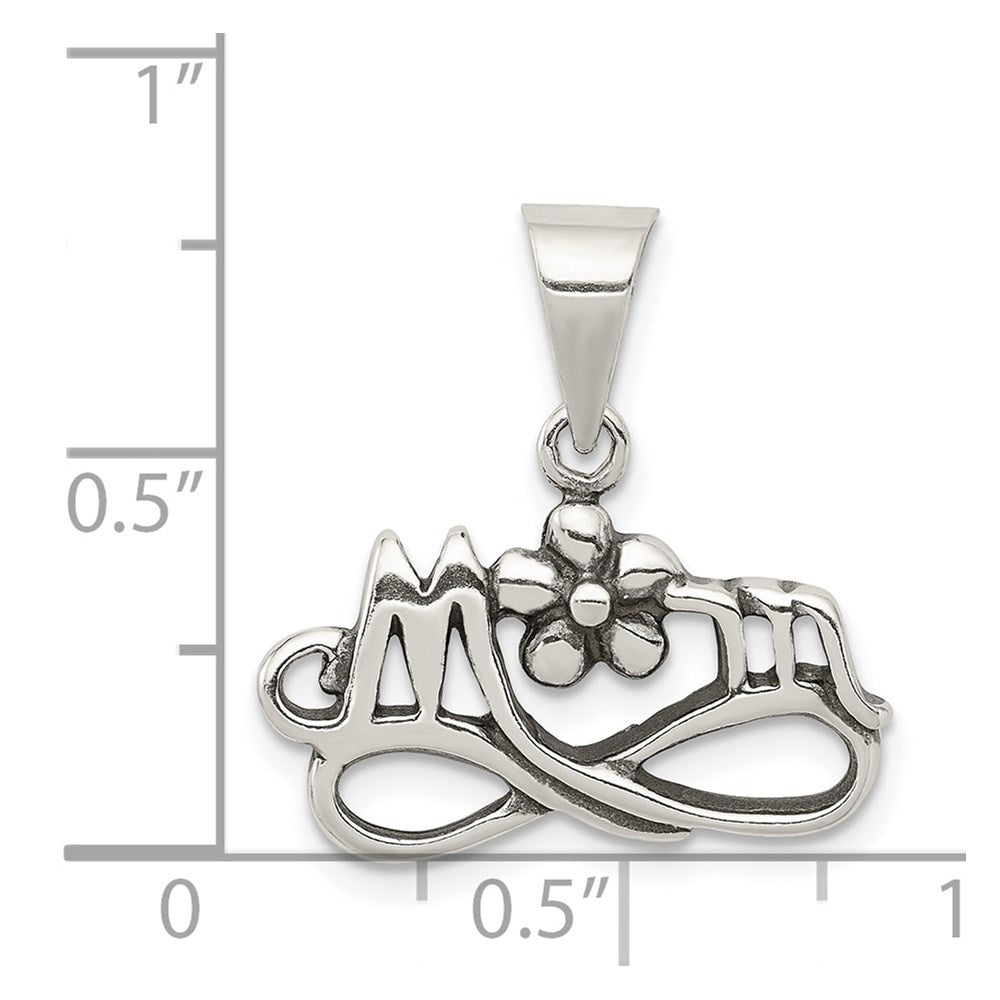 Sterlingsilber Antikisiert Mama Charm